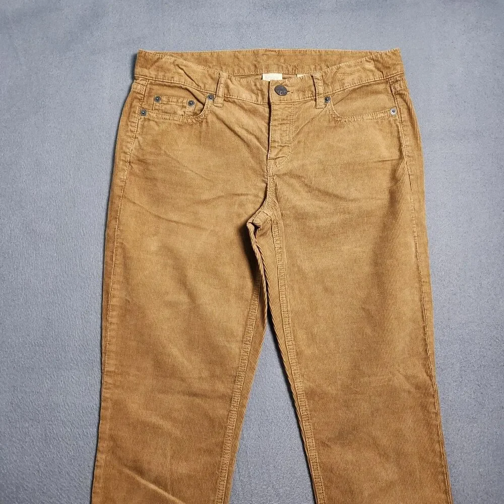 J. Crew Corduroy Pants Women 27S Brown City Fit Vintage Matchstick Skinny Leg
